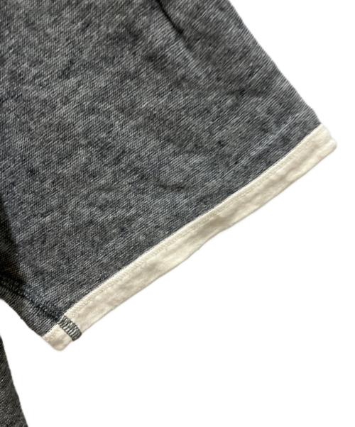 STONE ISLAND（ストーンアイランド）STONE ISLAND (ストーンアイランド) コットンリネンS/S tEE グレー サイズ:Lの古着・服飾アイテム