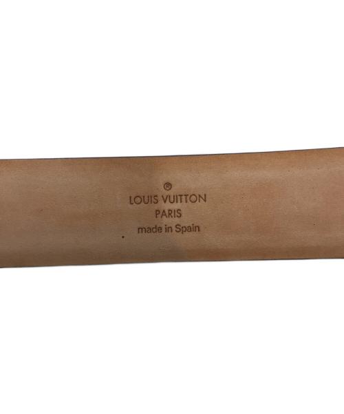 LOUIS VUITTON（ルイ ヴィトン）LOUIS VUITTON (ルイ ヴィトン) サンチュール・キャレ バックルベルト ブラウンの古着・服飾アイテム