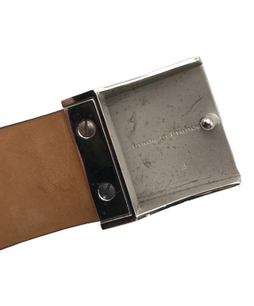 LOUIS VUITTON（ルイ ヴィトン）LOUIS VUITTON (ルイ ヴィトン) サンチュール・キャレ バックルベルト ブラウンの古着・服飾アイテム