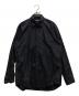 BALENCIAGA（バレンシアガ）の古着「バックロゴストライプオーバーシャツ」｜ブラック