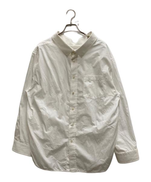 BALENCIAGA（バレンシアガ）BALENCIAGA (バレンシアガ) Swing Collar Shirt ホワイト サイズ:38の古着・服飾アイテム