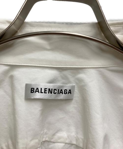 BALENCIAGA（バレンシアガ）BALENCIAGA (バレンシアガ) Swing Collar Shirt ホワイト サイズ:38の古着・服飾アイテム