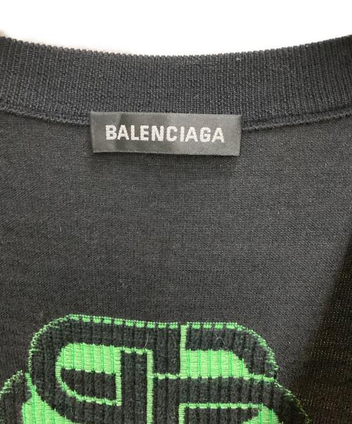 BALENCIAGA（バレンシアガ）BALENCIAGA (バレンシアガ) バックロゴニット ブラック サイズ:Lの古着・服飾アイテム