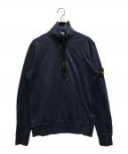 STONE ISLANDストーンアイランド）の古着「11SS ハーフジップスウェットシャツ」｜ネイビー