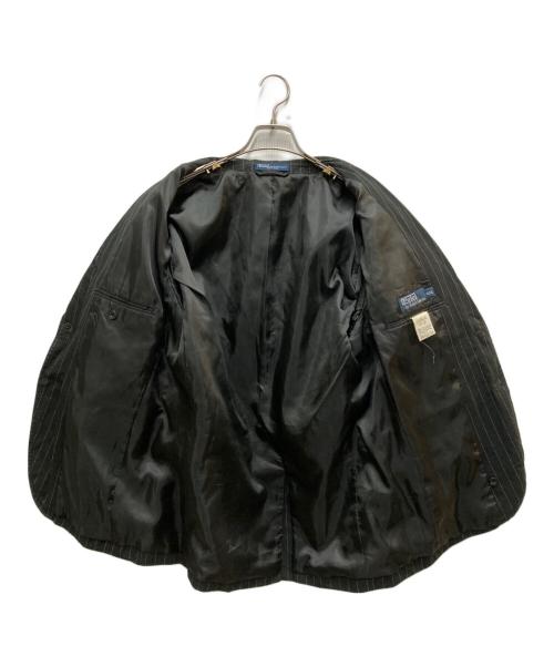 POLO RALPH LAUREN（ポロ・ラルフローレン）POLO RALPH LAUREN (ポロ・ラルフローレン) 3Bストライプジャケット ブラック サイズ:40Rの古着・服飾アイテム