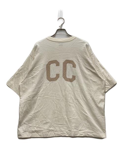 blurhms ROOTSTOCK（ブラームスルーツストック）blurhms ROOTSTOCK (ブラームスルーツストック) Cotton Rayon 88/12 Print Tee ベージュ サイズ:2の古着・服飾アイテム