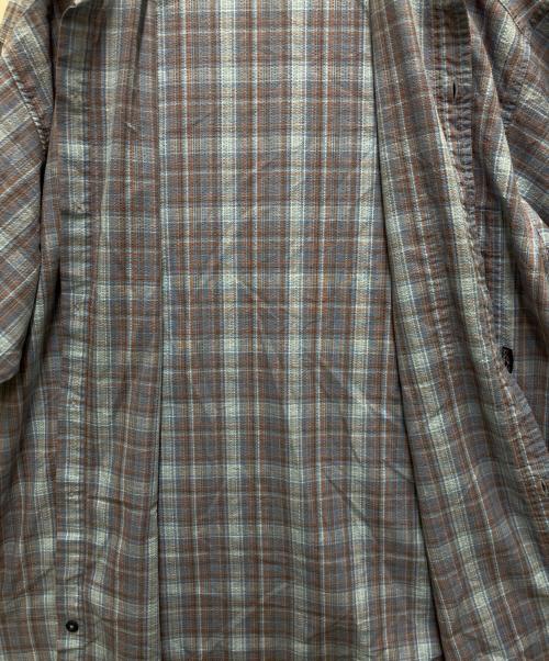 Patagonia（パタゴニア）Patagonia (パタゴニア) 00's シアサッカーチェックシャツ ブルー サイズ:Lの古着・服飾アイテム