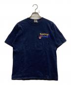 pokemonポケモン）の古着「99s キャラクタープリントTシャツ」｜ネイビー