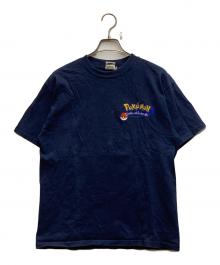 pokemon（ポケモン）の古着「99s キャラクタープリントTシャツ」｜ネイビー