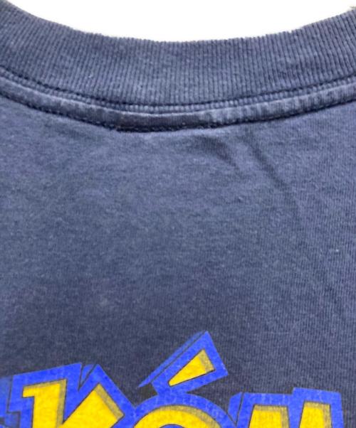 pokemon（ポケモン）POKEMON (ポケモン) 99s キャラクタープリントTシャツ ネイビー サイズ:XLの古着・服飾アイテム