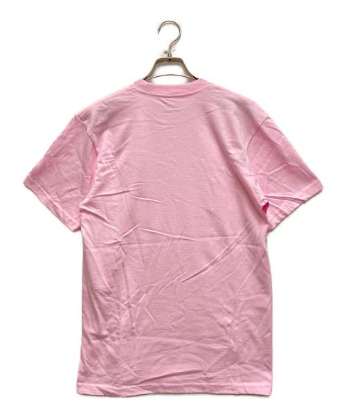 SUPREME（シュプリーム）Supreme (シュプリーム) KAWS (カウズ) ロゴTシャツ ピンク サイズ:Sの古着・服飾アイテム