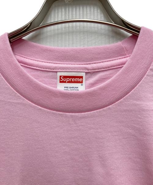 SUPREME（シュプリーム）Supreme (シュプリーム) KAWS (カウズ) ロゴTシャツ ピンク サイズ:Sの古着・服飾アイテム