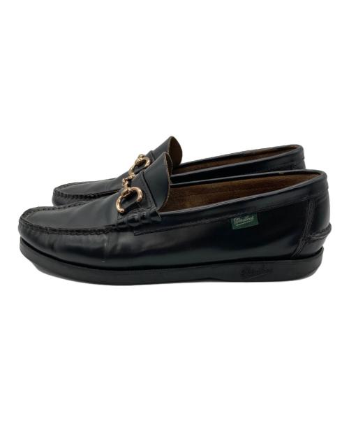 PARABOOT（パラブーツ）PARABOOT (パラブーツ) UNITED ARROWS (ユナイテッドアローズ) ホースビットローファー ブラック サイズ:6 1/2の古着・服飾アイテム