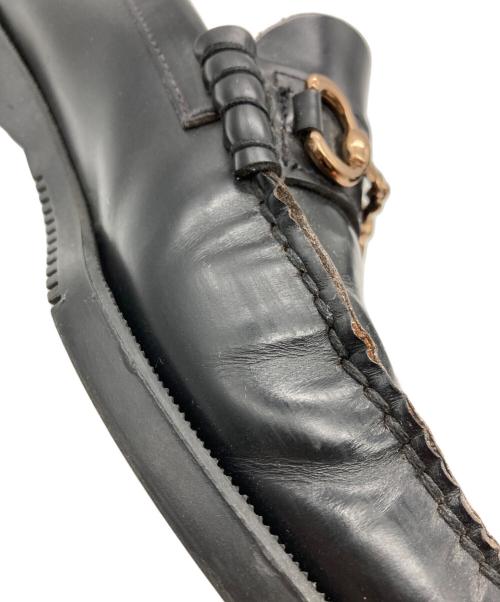 PARABOOT（パラブーツ）PARABOOT (パラブーツ) UNITED ARROWS (ユナイテッドアローズ) ホースビットローファー ブラック サイズ:6 1/2の古着・服飾アイテム