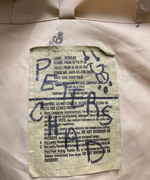 US ARMY（ユーエスアーミー）US ARMY (ユーエスアーミー) ECWCS/GENⅠデザートカモジャケット ベージュ×カーキ サイズ:Lの古着・服飾アイテム