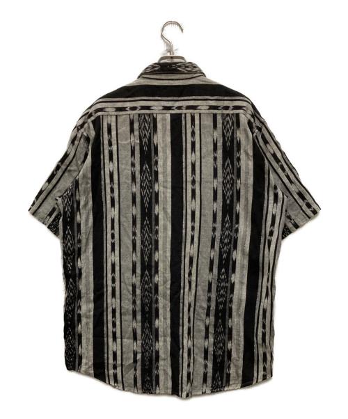 stussy（ステューシー）stussy (ステューシー) 00'sネイティブ柄半袖シャツ ブラック サイズ:Lの古着・服飾アイテム