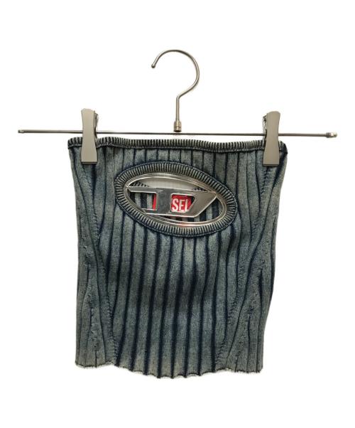 DIESEL（ディーゼル）DIESEL (ディーゼル) チューブトップ ブルー サイズ:XSの古着・服飾アイテム