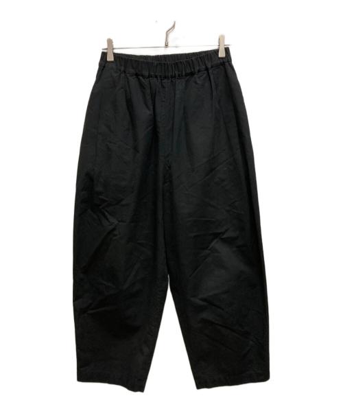 ARTS&SCIENCE（アーツアンドサイエンス）ARTS&SCIENCE (アーツアンドサイエンス) コットンシルクワイドパンツ ブラック サイズ:1の古着・服飾アイテム