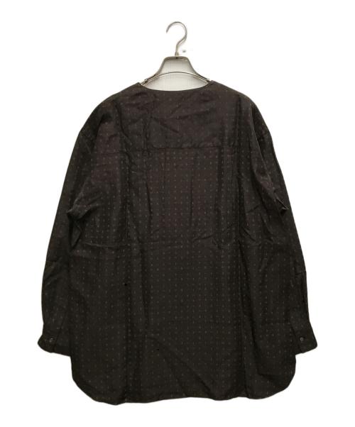 ARTS&SCIENCE（アーツアンドサイエンス）ARTS&SCIENCE (アーツアンドサイエンス) Collarless shirt ブラウン サイズ:3の古着・服飾アイテム