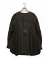 ARTS&SCIENCE（アーツアンドサイエンス）の古着「Collarless shirt」｜ブラウン