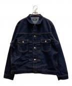 X-LARGEエクストララージ）の古着「STAR LOGO DENIM JACKET」｜インディゴ