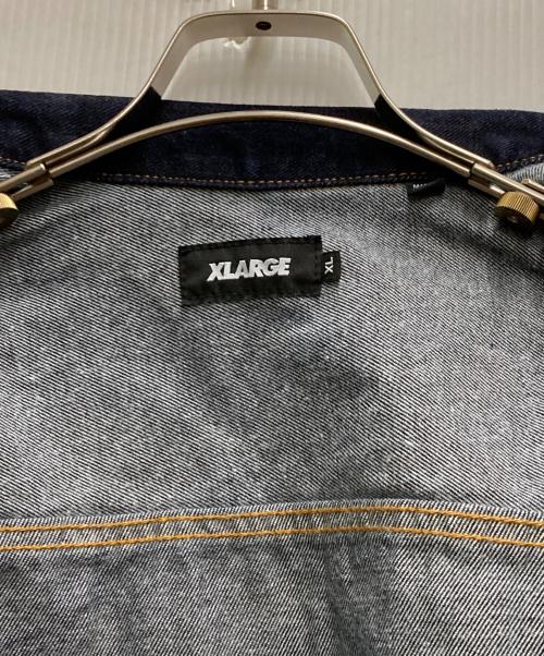 X-LARGE（エクストララージ）X-LARGE (エクストララージ) STAR LOGO DENIM JACKET インディゴ サイズ:XLの古着・服飾アイテム