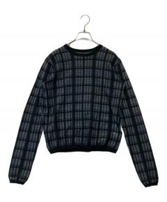 中古・古着通販】sheller (シェリエ) half sleeve stitch knit tops
