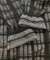 中古・古着 RIM.ARK (リムアーク) Sheer check knit tops シアー チェック ニット トップス 460HAS70-1011 ブラック サイズ:FREE：5000円