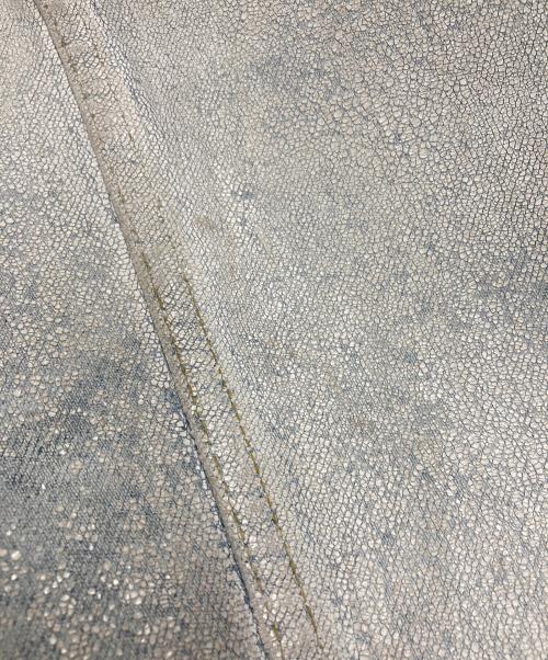 Maison Margiela 14（メゾンマルジェラ 14）Maison Margiela 14 (メゾンマルジェラ 14) ペンキ加工ノーカラーデニムジャケット ブルー サイズ:50の古着・服飾アイテム