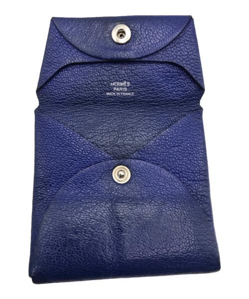 HERMES（エルメス）HERMES (エルメス) バスティア コインケース ブルーエレクトリックの古着・服飾アイテム