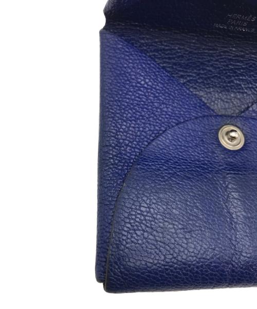 HERMES（エルメス）HERMES (エルメス) バスティア コインケース ブルーエレクトリックの古着・服飾アイテム