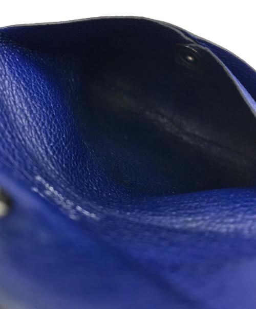 HERMES（エルメス）HERMES (エルメス) バスティア コインケース ブルーエレクトリックの古着・服飾アイテム