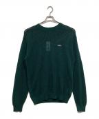 X-LARGEエクストララージ）の古着「MESH SWEATER」｜グリーン