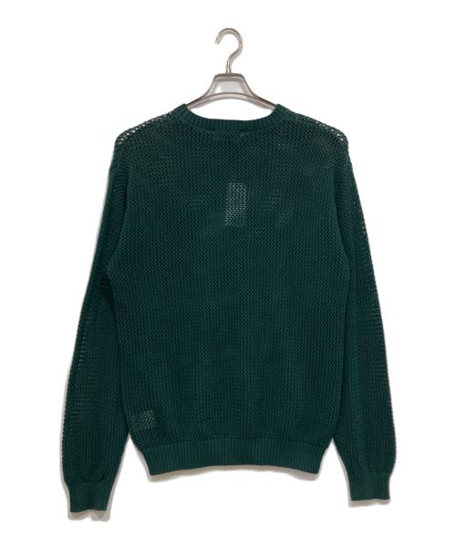 X-LARGE（エクストララージ）X-LARGE (エクストララージ) MESH SWEATER グリーン サイズ:Ｌの古着・服飾アイテム