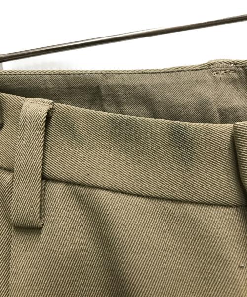 KOLOR（カラー）KOLOR (カラー) ウールサージスラックス ベージュ サイズ:3の古着・服飾アイテム