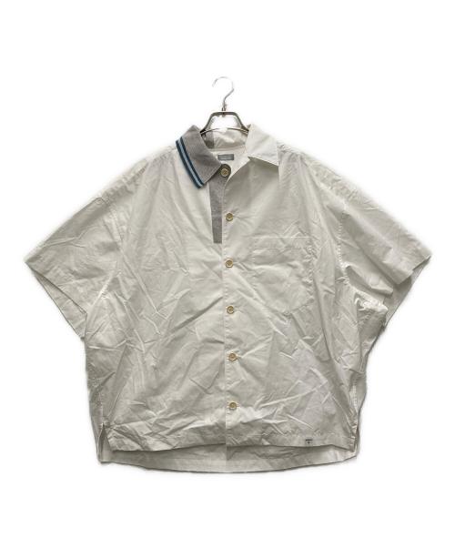 kolor/BEACON（カラービーコン）kolor/BEACON (カラービーコン) タイプライター シャツ ホワイト サイズ:2の古着・服飾アイテム