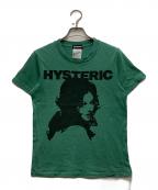 hystericヒステリック）の古着「ガールプリントTシャツ」｜グリーン