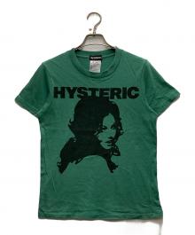 hysteric（ヒステリック）の古着「ガールプリントTシャツ」｜グリーン