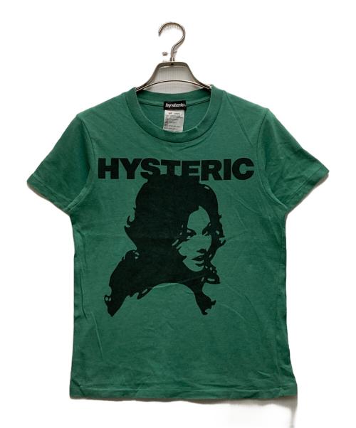 hysteric（ヒステリック）Hysteric (ヒステリック) ガールプリントTシャツ グリーン サイズ:FREEの古着・服飾アイテム