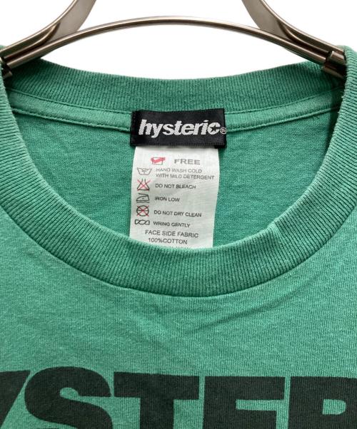 hysteric（ヒステリック）Hysteric (ヒステリック) ガールプリントTシャツ グリーン サイズ:FREEの古着・服飾アイテム
