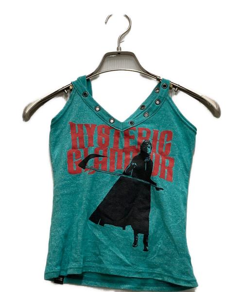Hysteric Glamour（ヒステリックグラマー）Hysteric Glamour (ヒステリックグラマー) SICKLE GIRL ホルターネック グリーン サイズ:FREEの古着・服飾アイテム