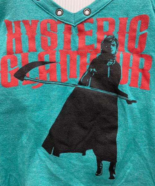 Hysteric Glamour（ヒステリックグラマー）Hysteric Glamour (ヒステリックグラマー) SICKLE GIRL ホルターネック グリーン サイズ:FREEの古着・服飾アイテム