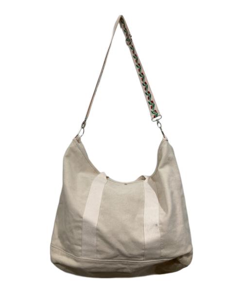 son of the cheese（（サノバチーズ））son of the cheese (（サノバチーズ）) FlowerStitch CanvasBag ベージュの古着・服飾アイテム