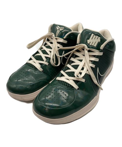 NIKE（ナイキ）NIKE (ナイキ) UNDEFEATED (アンディフィーテッド) Kobe 4 Protro グリーン サイズ:US 11の古着・服飾アイテム