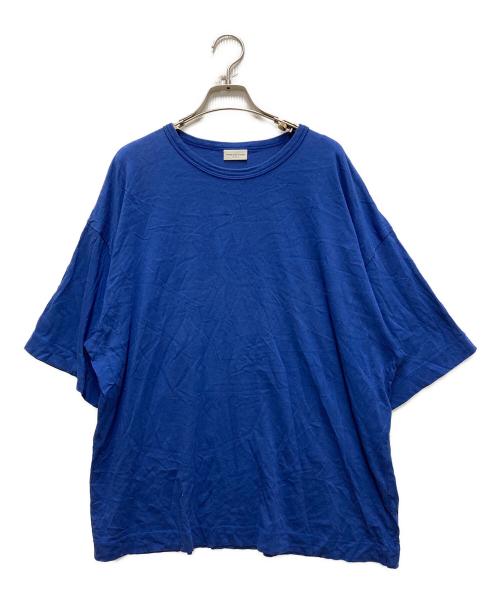 DRIES VAN NOTEN（ドリスヴァンノッテン）DRIES VAN NOTEN (ドリスヴァンノッテン) クルーネックTシャツ ブルー サイズ:Mの古着・服飾アイテム