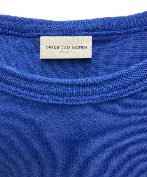 DRIES VAN NOTEN（ドリスヴァンノッテン）DRIES VAN NOTEN (ドリスヴァンノッテン) クルーネックTシャツ ブルー サイズ:Mの古着・服飾アイテム