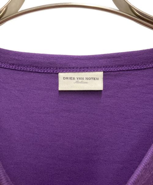 DRIES VAN NOTEN（ドリスヴァンノッテン）DRIES VAN NOTEN (ドリスヴァンノッテン) クルーネックTシャツ パープル サイズ:Mの古着・服飾アイテム