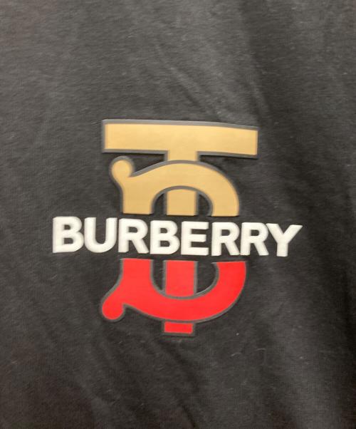 BURBERRY（バーバリー）BURBERRY (バーバリー) MONOGRAM MOTIF COTTON OVERSIZE T-SHIRT ブラック サイズ:Lの古着・服飾アイテム