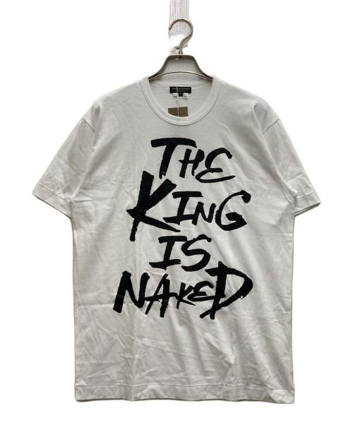 COMME des GARCONS HOMME PLUS（コムデギャルソンオムプリュス）COMME des GARCONS HOMME PLUS (コムデギャルソンオムプリュス) プリントTシャツ ホワイト サイズ:Mの古着・服飾アイテム