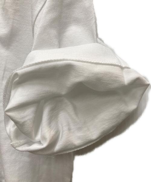 COMME des GARCONS HOMME PLUS（コムデギャルソンオムプリュス）COMME des GARCONS HOMME PLUS (コムデギャルソンオムプリュス) プリントTシャツ ホワイト サイズ:Mの古着・服飾アイテム